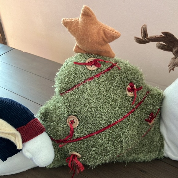 St. Nicholas Square Snowmen Doorstop Plush Christmas Trees - Picture 7 of 16